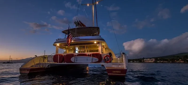 Hula Girl Sunset Sail